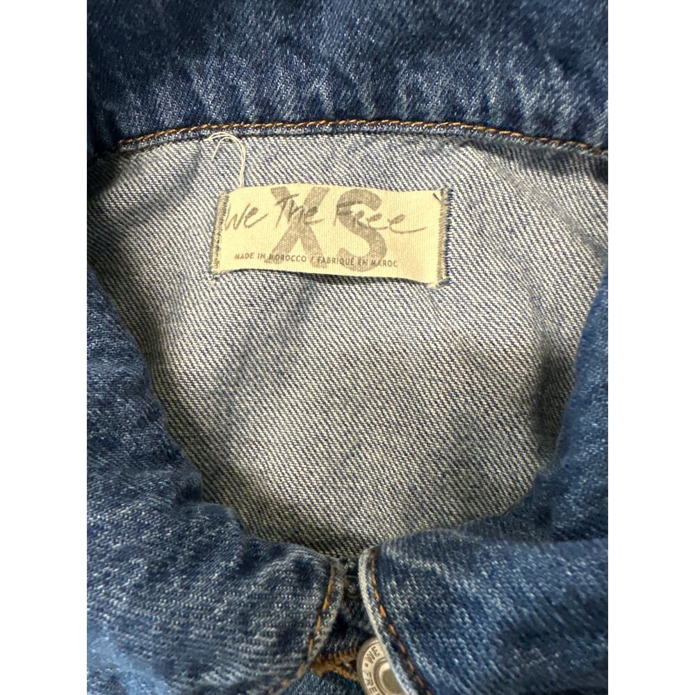 We The Free Womens Denim Shortalls Romper Size XS - Picture 6 of 9